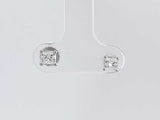 0.40 Cttw Diamond 14k White Gold Screwback Earrings 1.1 Grams Aa07250zxsa