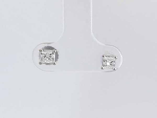0.40 Cttw Diamond 14k White Gold Screwback Earrings 1.1 Grams Aa07250zxsa