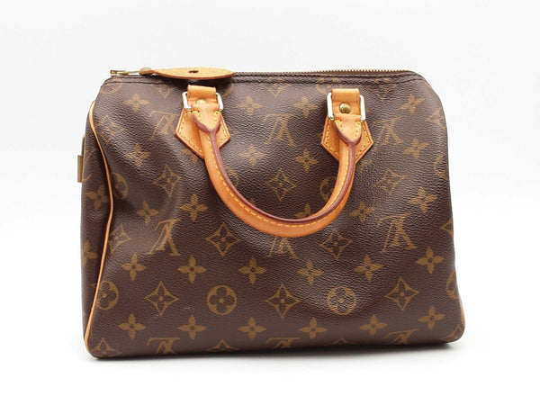 Louis Vuitton Speedy 25 Monogram Canvas Handbag Sd0325wzxsa
