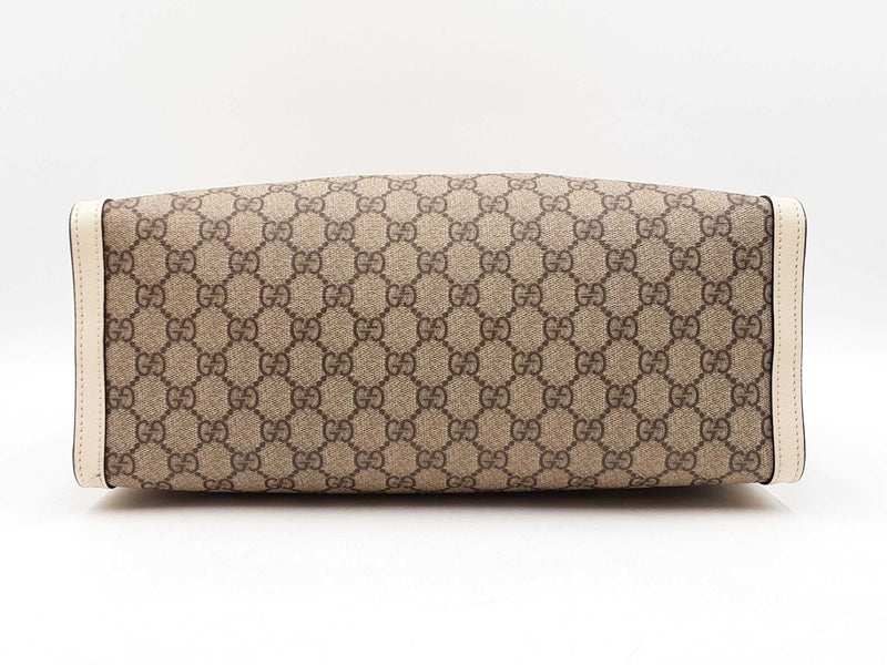 Gucci Medium Padlock Tote In Gg Supreme Monogram Coated Canvas Fw1125prrdu