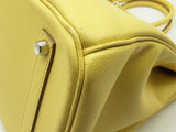 Hermes Birkin 35 Candy Lime Yellow Epsom Palladium Handbag Do0823lxzxzde