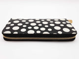 Louis Vuitton X Kusama Monogram Embossed Black White Pokodots Wallet Do0526prxde