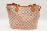 Louis Vuitton Damier Azure Tahitienne Neverfull Tote Bag Sd0725ezxde