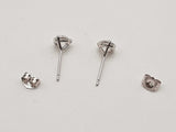 1.12 Cttw Lab Grown Diamonds 14k White Gold 0.8g Stud Earrings Do0726orxde