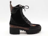 Louis Vuitton Lareate Platform Desert Monogram Boot Brown Size 30 Aa0926wzxsa