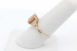 Diamond & Gemstone Ring In 10k Yellow Gold 2.5 Grams Size 7 Eb0926loxsa