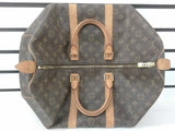 Louis Vuitton Brown Monogram Keepall 50 Duffle Bag Vc0828rwpmia