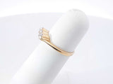 0.30 Cttw Diamond & 18k Yellow Gold Three Stone Ring 2.2g Size 4.5 Fw0926opxdu