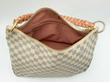 Louis Vuitton Beaubourg Hobo Mm Bag In Damier Azur Coated Canvas Fw0225wrzdu