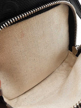 Gucci Tennis Mini Double Zip Messenger Bag In Embossed Black Leather Fw1125wrzdu