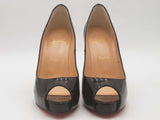 Christian Louboutin Lady Peep 150 Patent Black Size 37.5 Aa0726orzsa