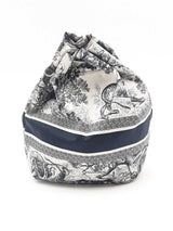 Christian Dior Fabric Toile De Jouy Sauvage Travel Pouch Aa1124ocrsa