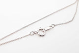 Approx. 0.22ctw Diamond 14k White Gold Pendant & 10k Chain 1.2g 18 In Eb1124pxdu