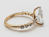 2.52 Cttw Lab Grown Diamonds 14k Two Tone Gold 2.54g Ring Size 6.75 Do0726crxde