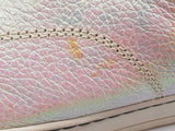 Lanvin Dbb1 Holographic Irridescent Leather Low Top Sneakers Size 12 Sd1225lzxde