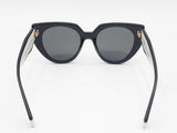 Prada Pr 14ws Sunglasses Black Cat Eye Frames Sd0825lrzsa