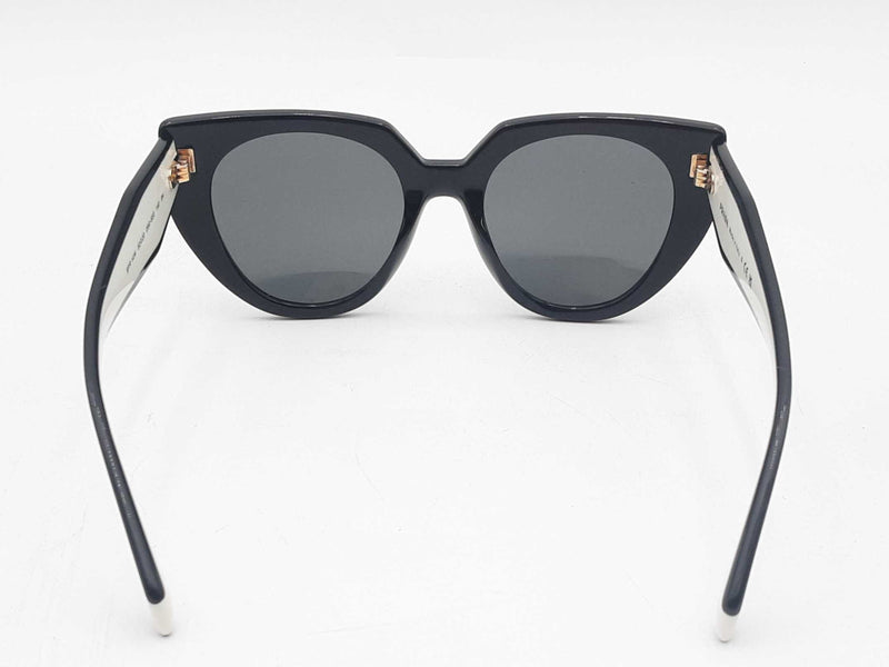 Prada Pr 14ws Sunglasses Black Cat Eye Frames Sd0825lrzsa
