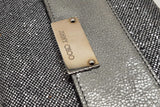 Jimmy Choo Metallic Silver Glitter Reese Clutch Eb0726crde
