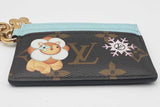 Louis Vuitton Monogram Christmas Animation Snow Show Card Holder Eb0626lrxdu