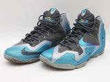 Nike Lebron 11 Gamma Blue Sneakers Size 12 Us Sd0126prde