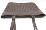 Bottega Veneta Chocolate Brown Intrecciato Leather Tote Bag Eb1225orxde