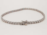 5.13 Cttw Lab Grown Diamonds 14k Wg 5.13g Tennis Bracelet 6.75 In Do0326lpxzde