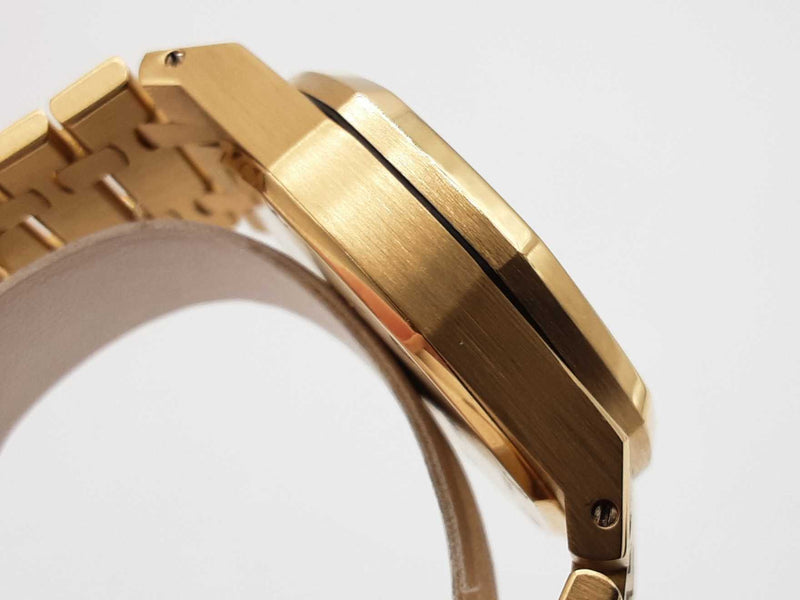 Audemars Piguet 40 Royal Oak White Dial 18k Yellow Gold Watch Do0425wcxzxde