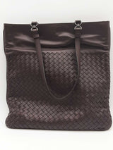 Bottega Veneta Chocolate Brown Intrecciato Leather Tote Bag Eb1225orxde