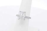 4.74cttw Lab Grown Diamond Ring In Platinum 6.1 Grams Size 6 Eb0826llxzsa