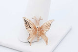 14k Yellow Gold Butterfly Pendant 2.7 Grams Eb0526lcxde