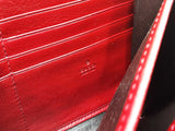 Gucci Gg Marmont Chain Mini Bag In Quilted Red Python Leather Fw0626pzxdu