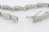 2.16cttw Diamond Tennis Bracelet In 14k White Gold 12.8 Grams 6 Inch Eb1026erxsa