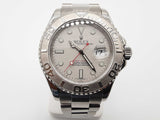 Rolex 40 Yacht-master Silver Dial Platinum Bezel Steel Watch Do0825exzxde