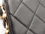 Chanel Mini Flap Bag With Cc Chain Black Handbag Aa0625wxzxsa