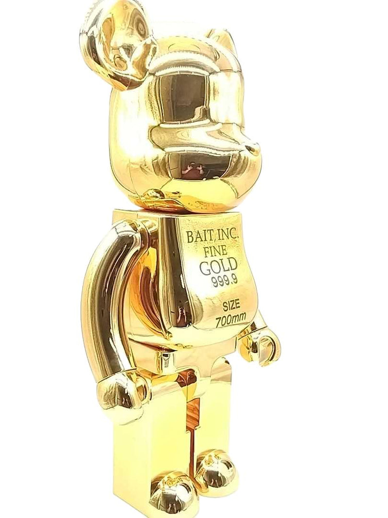 Medicom Toy Bearbrick X Bait X Medicom Gold Bar 1000% Figure