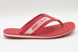 Jimmy Choo Red & White Flip Flops Size 42.5 Eb0925lrxde