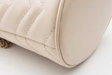 Gucci Marmont Quilted Chevron Crossbody Bucket Bag Eb0326orxsa