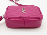 Yves Saint Laurent Ysl Baby Lou Pink Leather Micro Crossbody Bag Do0925orxde