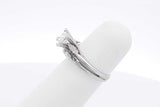 0.67cttw Diamond Wedding Set In 14k White Gold 3.2 Grams Size 4 Eb0625wxzsa