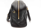 Prada Vitello Phenix Bauletto Black Leather Satchel Bag Eb0826ixzde
