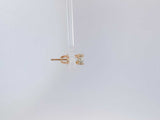 0.64 Cttw Diamond 14k Yellow Gold Single Stud Earring 0.80 Grams Aa0525pxzsa
