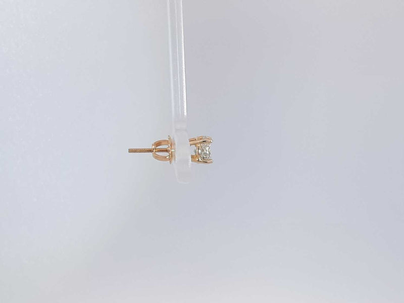 0.64 Cttw Diamond 14k Yellow Gold Single Stud Earring 0.80 Grams Aa0525pxzsa