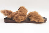 Gucci Shearling Sandals Size 11 Eb0925oxzde