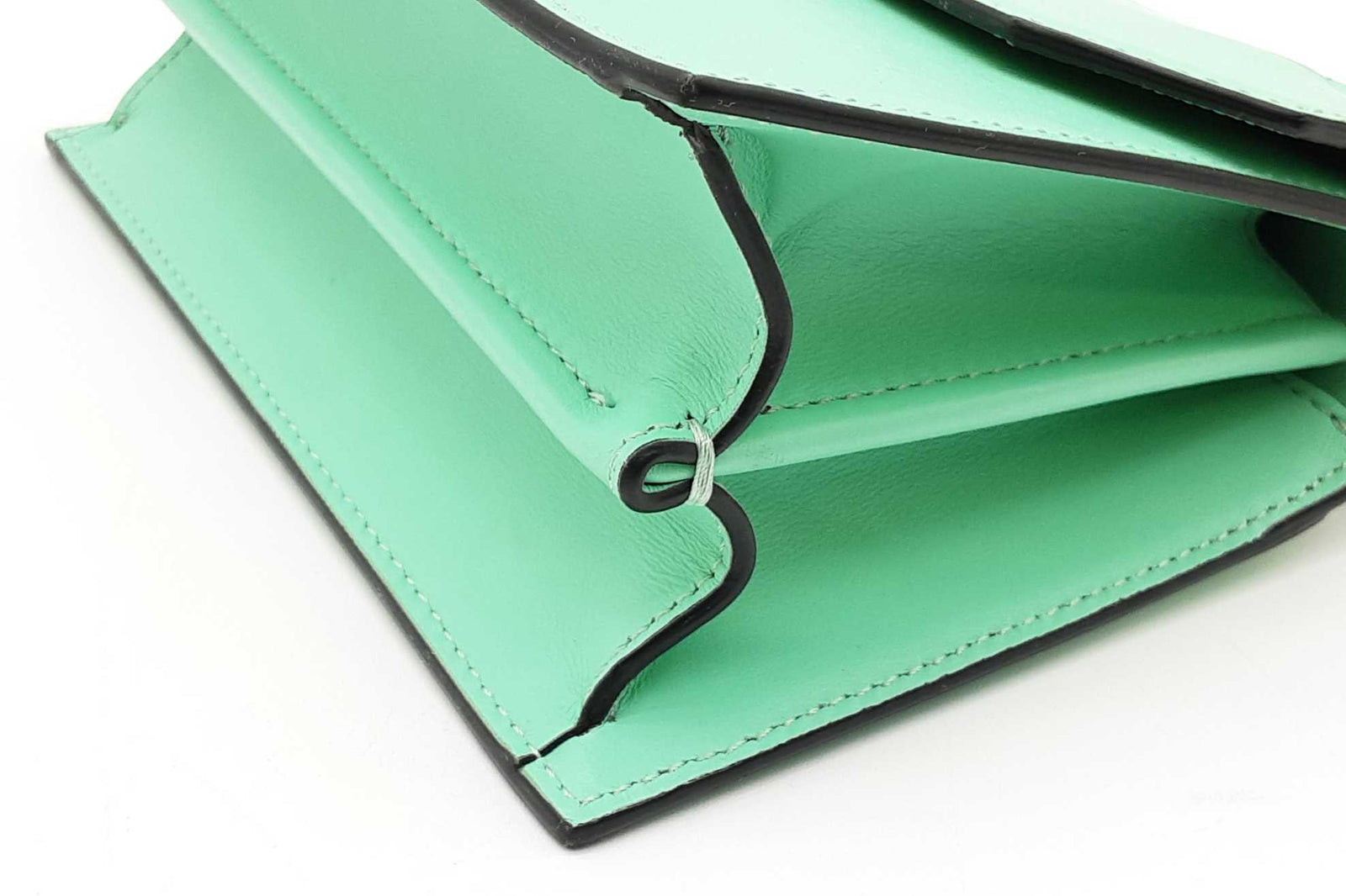 Christian Louboutin Mint Green Leather Elisa Shoulder Bag