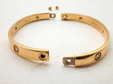 Cartier Love Bracelet Diamonds 18k Yellow Gold 26.3g Bangle Size 18 Do1124prxzde