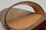 Christian Louboutin Gold Metallic Samotresse Wing Heels Size 39 Eb0726crde