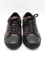 Louis Vuitton Match Up Sneakers In Monogram Coated Canvas Size 7.5 Fw0326lcrdu