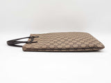 Gucci Plus Joy Vertical Tote In Beige & Brown Gg Monogram Canvas Fw1225ooxdu