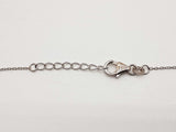 1.20 Cttw Lab Grown Diamonds 0.925 Silver 5.4g Circle Necklace 19 In Do0325llxde