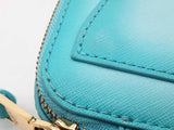 Marc Jacobs Fluoro Edge Snapshot Blue Leather Crossbody Bag Do0825ixde